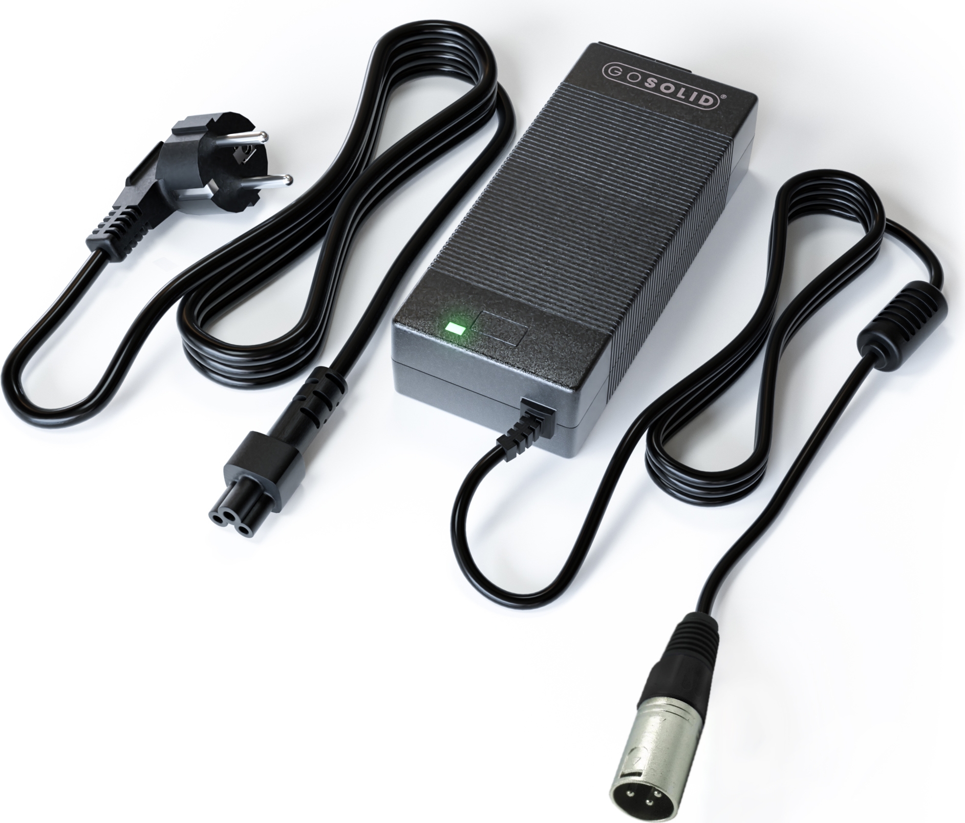 van nu af aan Labe Vervolgen ᐅ • GO SOLID! Oplader Elektrische Fiets - 34V 3.4A met XLR 3-polige plug |  Eenvoudig bij Opladers.nl